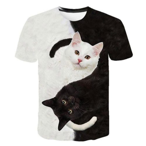 Nieuwe Voor 2020 Cool Fashion T shirt Voor Mannen En Vrouwen Twee Katten Print 3d T.jpg Q90 3cb20c1b 3ab6 4522 96f7 b538e1f22a7d